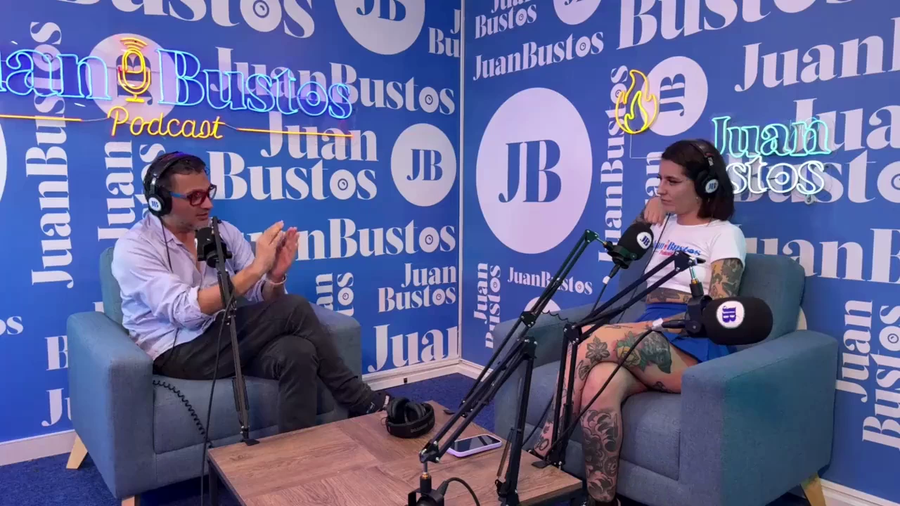 Blaze Rager's passionate anal encounter with well-endowed partner, discussed in Juan Bustos' podcast porn video